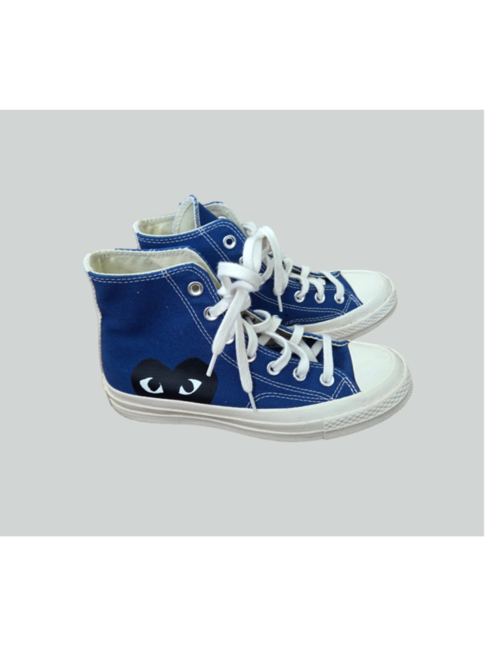 Comme des Garçons x Converse Chuck 70 High Top Sneakers Blue men's 4 wmns 6